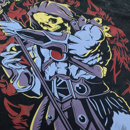 Unisex Acid Washed Oversized Tee – Retro He-Man Graphic